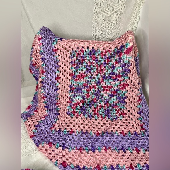 0-3 months Crocheted Baby Girl Set - Picture 4 of 4